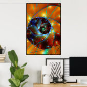 Drijvende punt poster (Thuiskantoor)