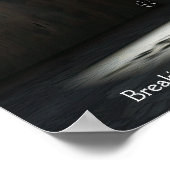 Drijvende puzzel vorm: Abstract sculpturaal ontwer Poster (Hoek)