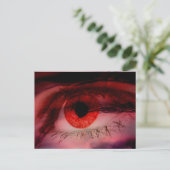 Drijvende Red Eye Art Briefkaart (Staand voorkant)
