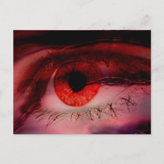 Drijvende Red Eye Art Briefkaart (Voorkant)