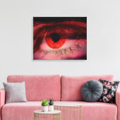 Drijvende Red Eye Art Wall Canvas Afdruk (Insitu (Woonkamer))