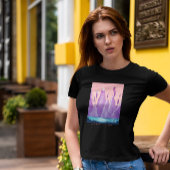 Drijvende Rocks Fantasy Landscape T-shirt