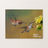 Drijvende roofvogel legpuzzel (Horizontaal)