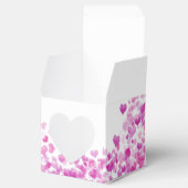 Drijvende roze harten Ventilator Doos Bedankdoosjes (Geopend)