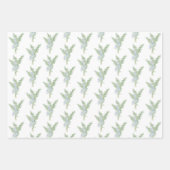 Drijvende rozemarijn inpakpapier vel (Voorkant 3)