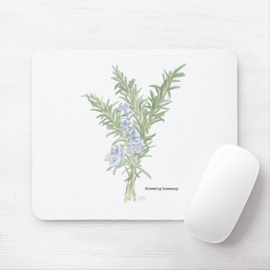 Drijvende rozemarijn muismat (Met muis)