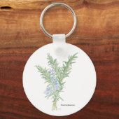 Drijvende rozemarijn sleutelhanger (Voorkant)