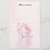 Drijvende Rozen Schrijfbladen Papier (Voorkant)