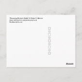 Drijvende Rubarb Stalks Natuur Foto Briefkaart (Achterkant)