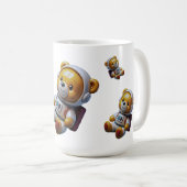 Drijvende Ruimte Teddybeer Koffiemok (Voorkant rechts)