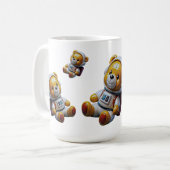 Drijvende Ruimte Teddybeer Koffiemok (Voorkant links)