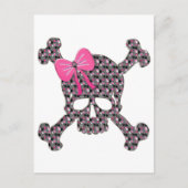 Drijvende schedel briefkaart (Voorkant)