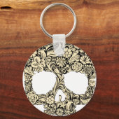 Drijvende schedel sleutelhanger (Voorkant)