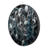 Drijvende schedels dartbord (Voorkant Rechts)