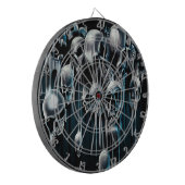 Drijvende schedels dartbord (Voorkant Links)