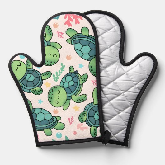 drijvende schildpad ovenwant (Voorkant / Achterkant)