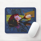 Drijvende schoonheid (waterlelies) mousepad muismat (Met muis)