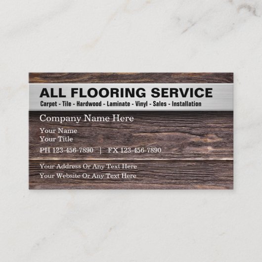 Drijvende services: kijk Kunstachtergrond Visitekaartje (Voorkant)