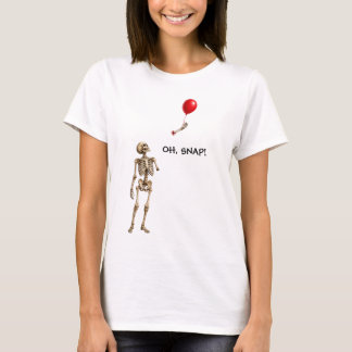 Drijvende skeletarm t-shirt