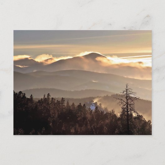 Drijvende sneeuw - James Peak, Colorado Briefkaart (Voorkant)