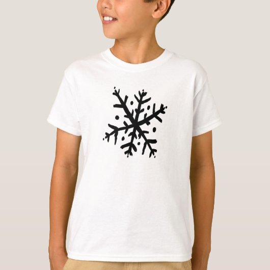 Drijvende Snowflake 02 - en T-shirt (Voorkant)