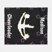 Drijvende sterren Cheerleader Fleece Deken (Voorkant (Horizontaal))