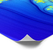 Drijvende-stroomlijnen (12 x 12 inch) Art Print Po (Hoek)