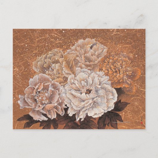 Drijvende struiken briefkaart (Voorkant)