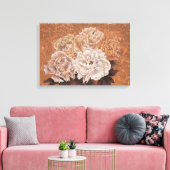 Drijvende struiken canvas afdruk (Insitu (Woonkamer))