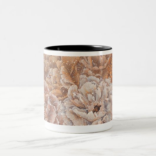 Drijvende struiken tweekleurige koffiemok (Center)