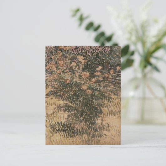 Drijvende struiken, Vincent van Gogh Briefkaart (Staand voorkant)