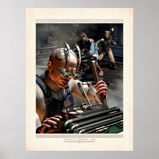 Drijvende tafels: Mad Doctor's kelder (18x24 inch) Poster (Voorkant)