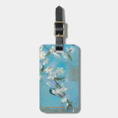 Drijvende takken bagagelabel (Voorkant verticaal)