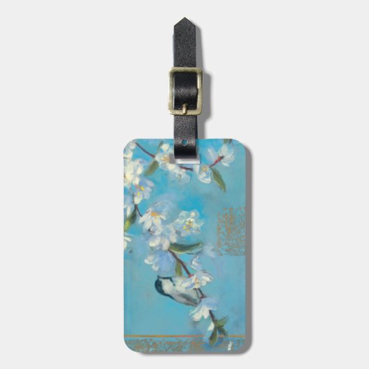 Drijvende takken bagagelabel (Voorkant verticaal)