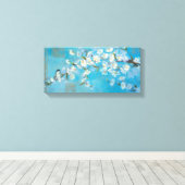 Drijvende takken canvas afdruk (Insitu (Houten vloer))