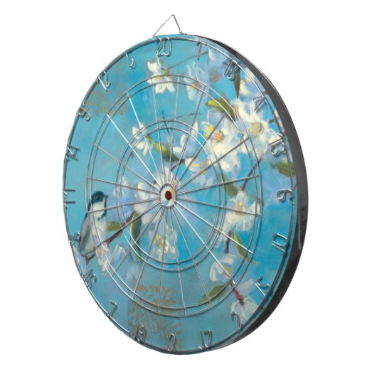 Drijvende takken dartbord (Voorkant Rechts)