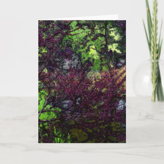 Drijvende takken kaart (Voorkant)