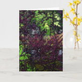 Drijvende takken kaart (Gele Bloem)