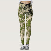 Drijvende takken leggings (Voorkant)
