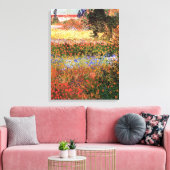 Drijvende tuin door Vincent van Gogh Canvas Afdruk (Insitu (Woonkamer))