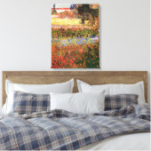Drijvende tuin door Vincent van Gogh Canvas Afdruk (Insitu (Slaapkamer))