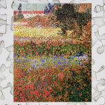 Drijvende tuin door Vincent van Gogh Legpuzzel<br><div class="desc">De bloeiende tuin van Vincent van Gogh is een kunstschilderij van de impressionistische natuur. Een uitzicht van de tuinen met bloeiende bloemen in het voorjaar. Een boerderij huis is in de verte. Over de kunstenaar: Vincent Willem van Gogh (1853-1890) was een van de beroemdste Post Impressionist schilders van zijn tijd....</div>