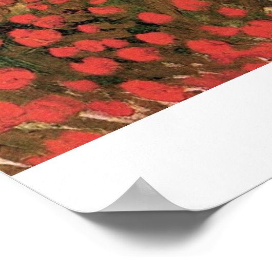 Drijvende tuin door Vincent van Gogh Poster (Hoek)