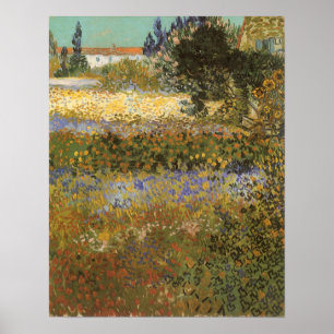 Drijvende tuin door Vincent van Gogh Poster