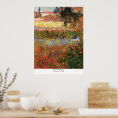 Drijvende tuin door Vincent van Gogh Poster (Keuken)