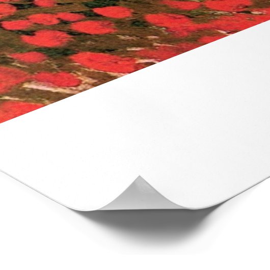 Drijvende tuin door Vincent van Gogh Poster (Hoek)