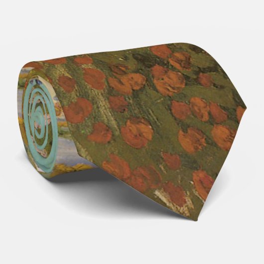 Drijvende tuin door Vincent van Gogh Stropdas (Opgerold)
