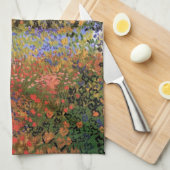 Drijvende tuin door Vincent van Gogh Theedoek (Quarter Fold)