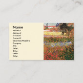 Drijvende tuin door Vincent van Gogh Visitekaartje (Voorkant)
