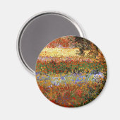 Drijvende tuin (F430) Van Gogh Fine Art Magneet (Voorkant / Achterkant)